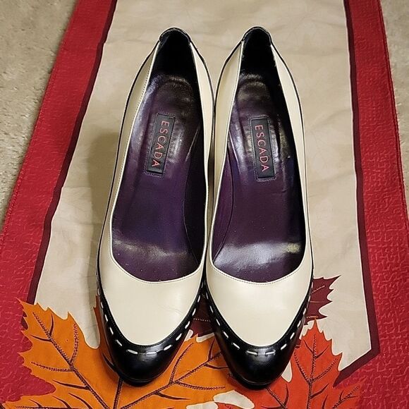 Escada Spectator Shoes Size 6.5 - Picture 1 of 7